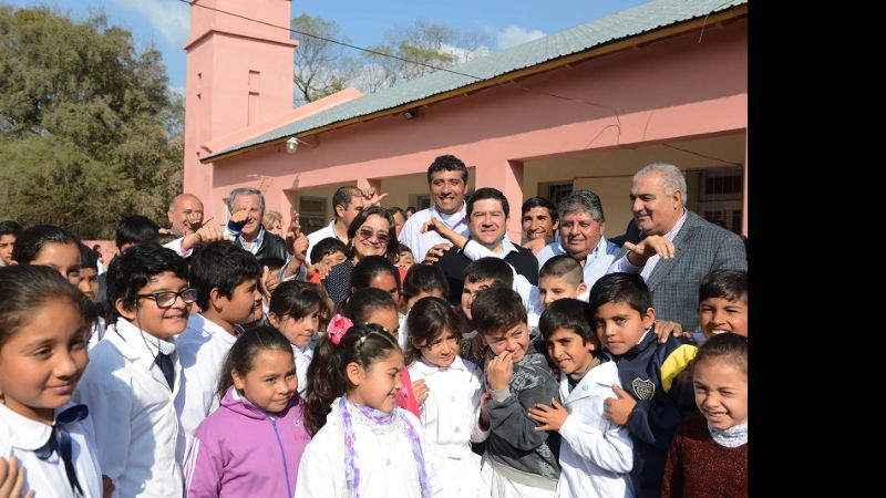 Lucía recorrió obras en Tapso