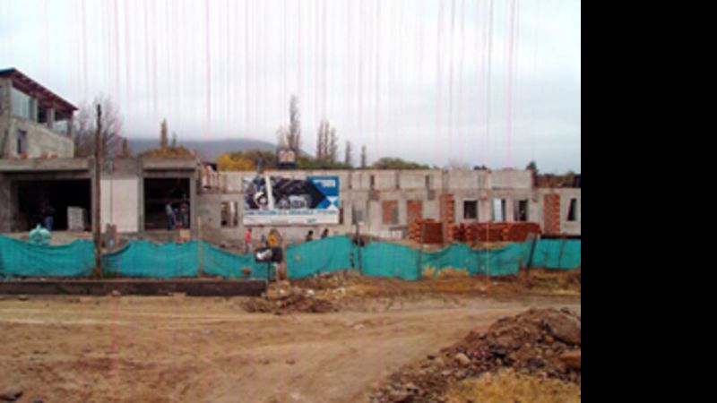 El edificio del IES Andalgalá en su etapa final