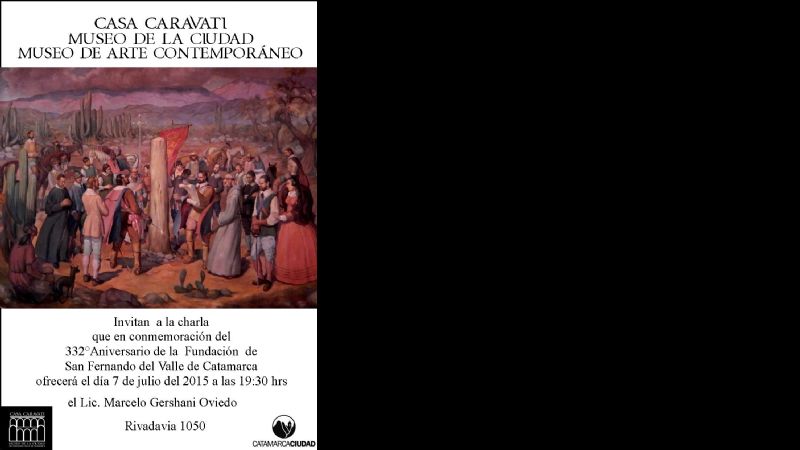 Charla por la fundación de la Ciudad