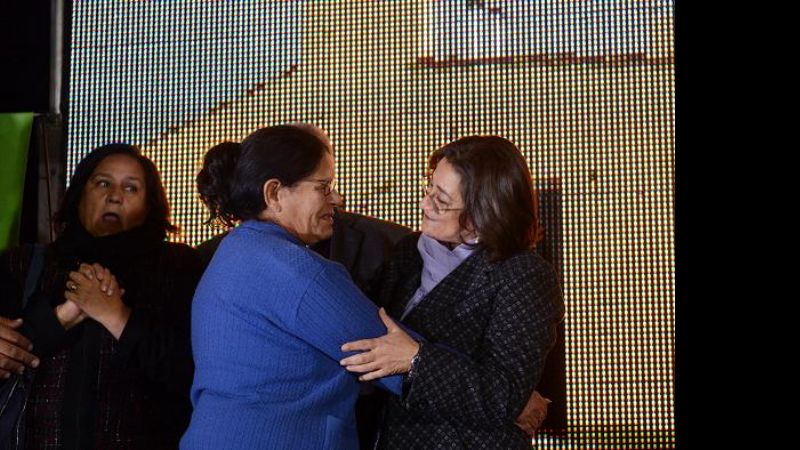 Lucía y Raúl inauguraron el acceso sur