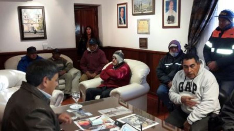 Andersch recibió petitorio de municipales