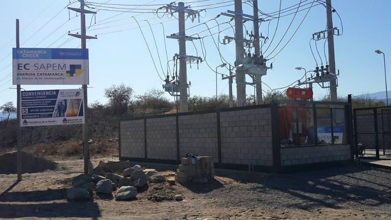 Ultiman detalles en la Estación Transformadora Valle Viejo