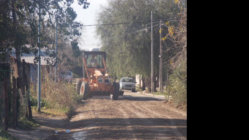 Trabajos de recuperación y mantenimiento calles en Los Altos