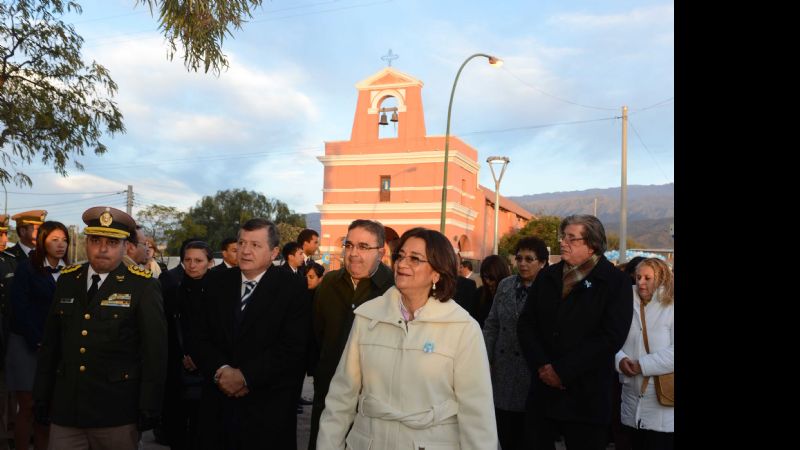 Lucía presidió los festejos por el Día de la Independencia