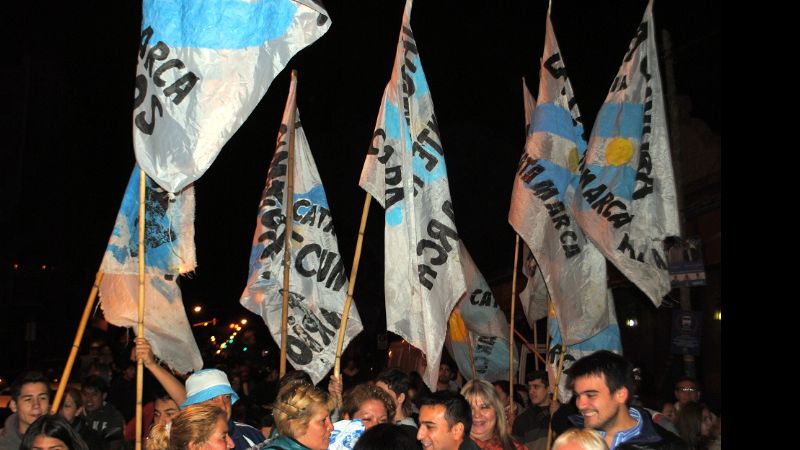 Lucía Corpacci, la “abanderada” del gran triunfo peronista