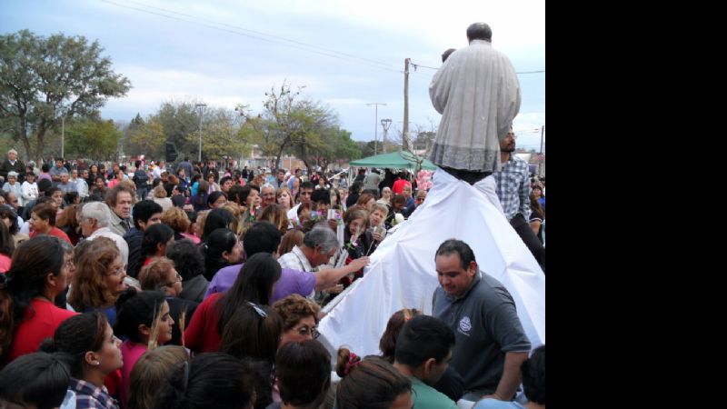 San Cayetano convocó a una multitud en Choya