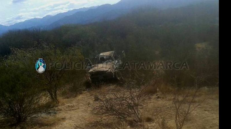 Violento vuelco en Andalgalá