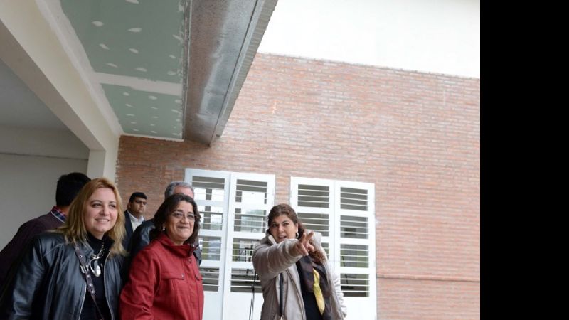 La Gobernadora visitó obras en Valle Viejo