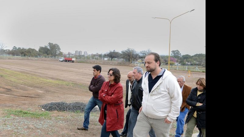 La Gobernadora visitó obras en Valle Viejo