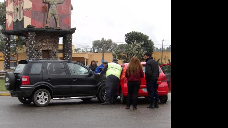 Accidentes en la rotonda del Aborigen