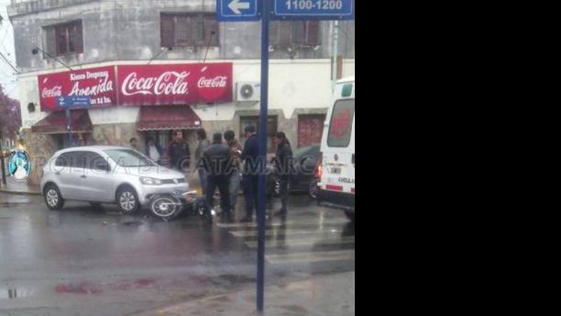 Accidente en avenida Güemes