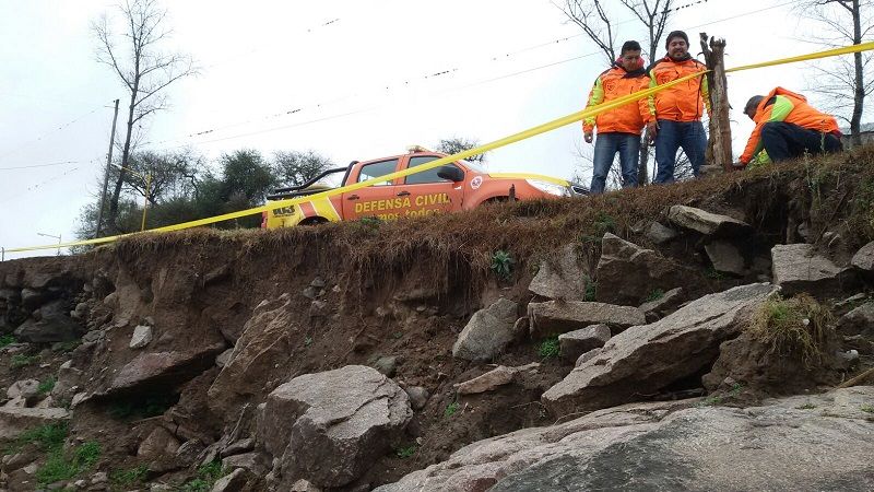Familias de Capital e interior asistidas por las lluvias