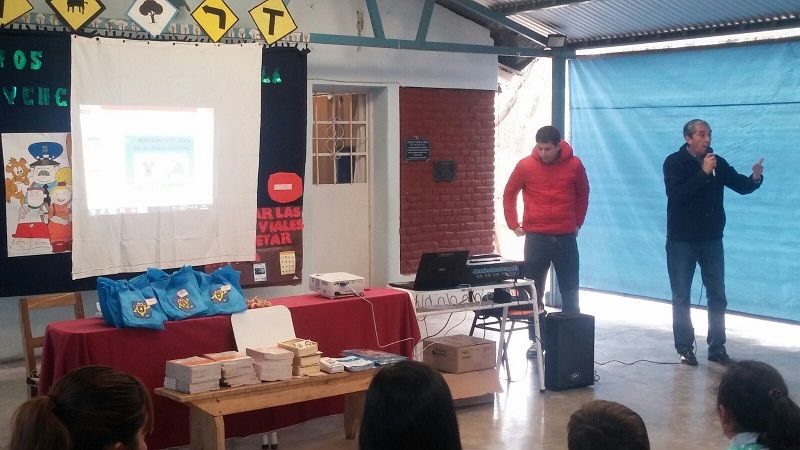 Continúa campaña de educación vial en las escuelas