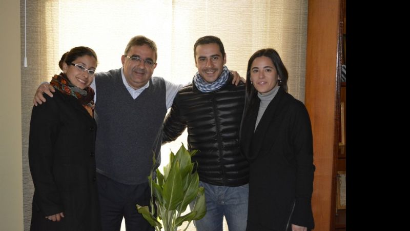 Bailarines camino al Mundial de Tango