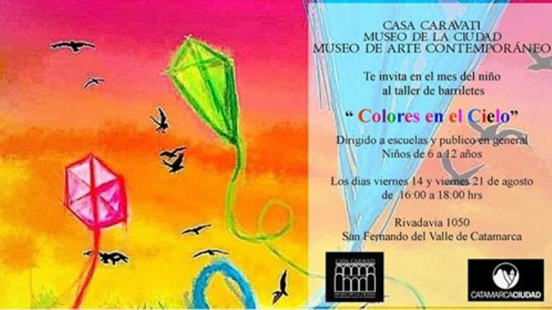 Taller de barrilete en el Museo de la Ciudad-Casa Caravati