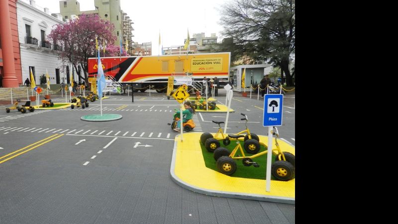 Más de 200 alumnos participaron del programa itinerante de Educación Vial
