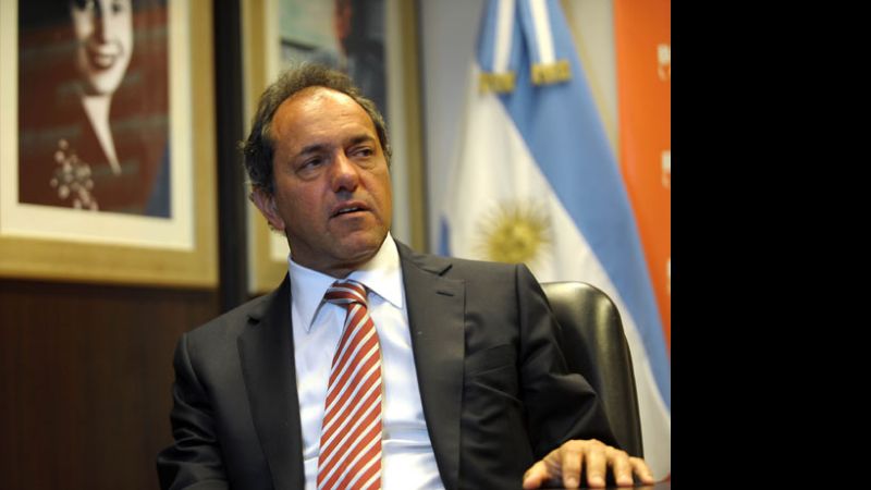 Para Scioli,"la oposición quiere volver a la flexibilidad laboral"