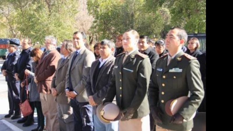 Acto homenaje a San Martín en Santa María
