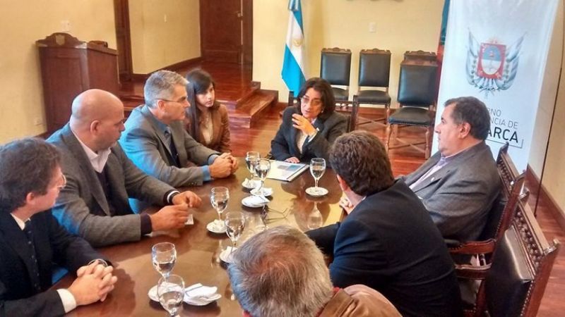La Gobernadora se reunió con directivos de Minera del Altiplano
