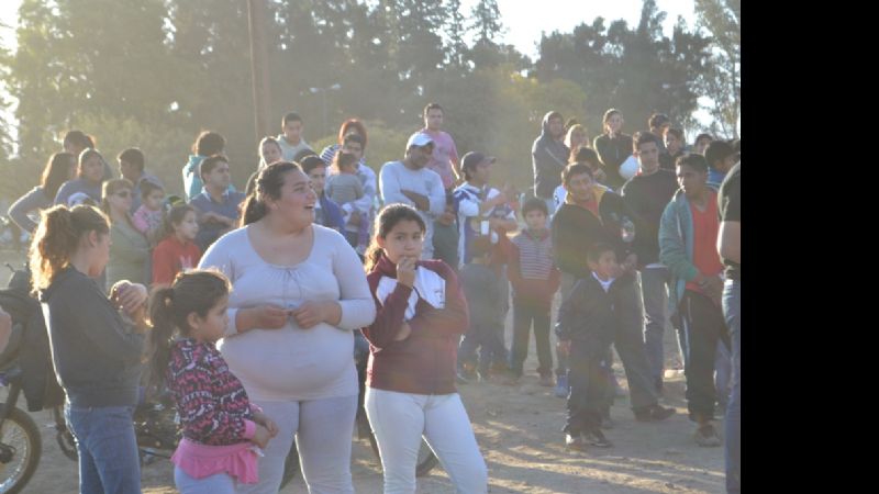 Una multitud en el circuito "La Aguada"