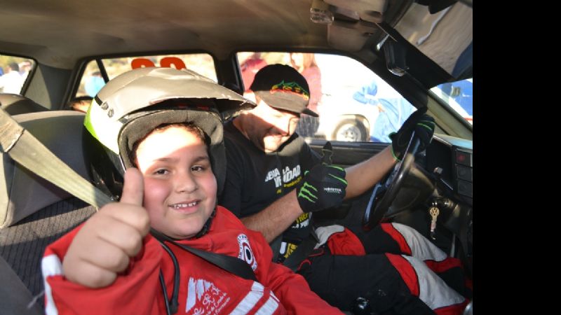 Una multitud en el circuito "La Aguada"