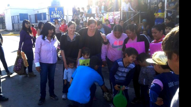 Agasajo para los niños en el sur