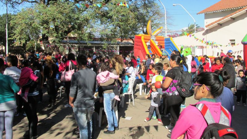Con sonrisas y mucha alegría, festejaron el Día del Niño en el Hospital Eva Perón