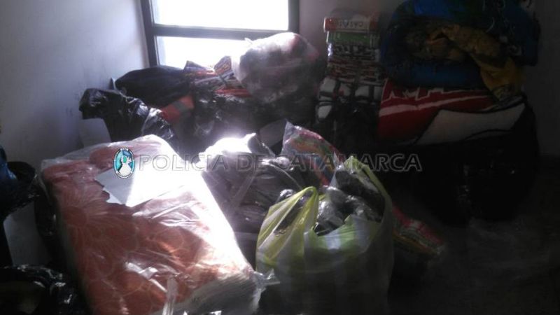 Secuestran ropa y otros elementos en Valle Viejo