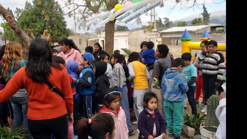 Espectacular festejo del Día del Niño en el sur de la Capital