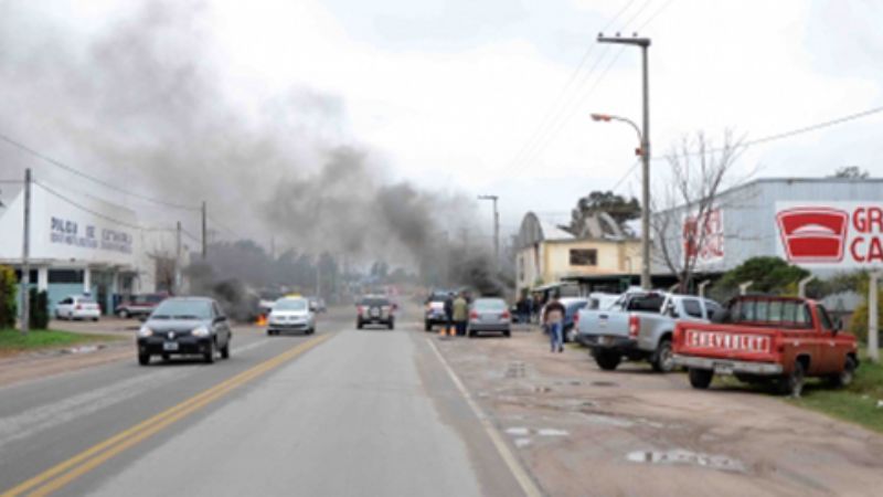 Protesta de trabajadores de ALCO en Sumalao