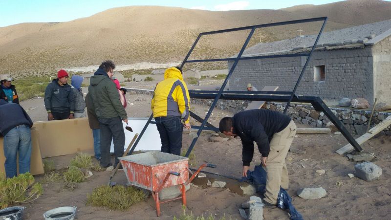 Instalaron panel fotovoltaico en Aguas Calientes