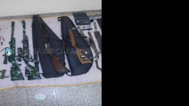 Secuestran varias armas de fuego en Santa Rosa