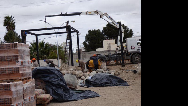 Parador para transporte urbano