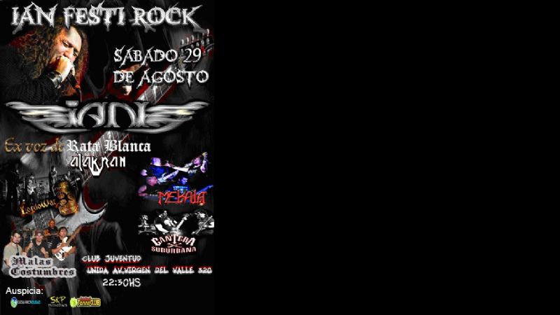 Ian Festi Rock en Catamarca