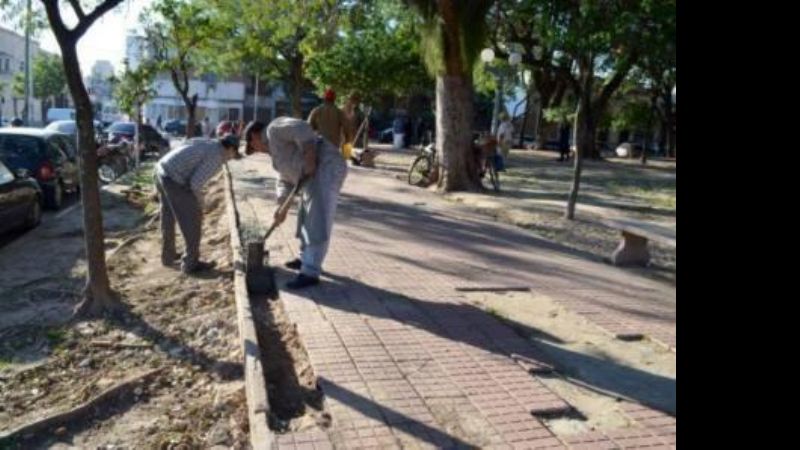 Proyecto para la reparación de veredas en Santa María
