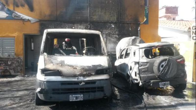 Explotó un taller de GNC y hay 7 heridos