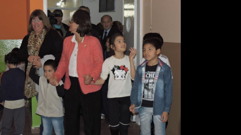 La visita de Lucía a la Casa Cuna en fotos