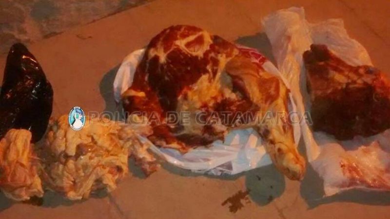 Secuestran carne vacuna en Capayán