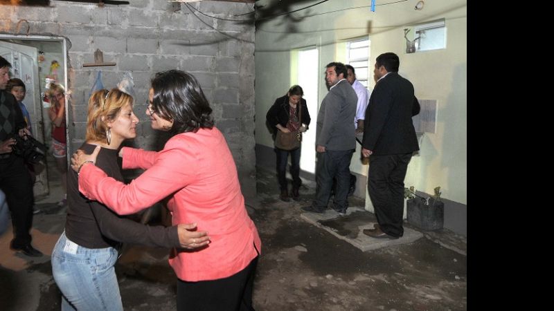 Lucía entregó soluciones habitacionales a más de 40 familias