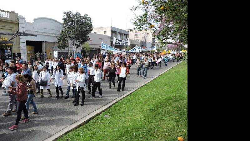 Se cumplió la movilización docente