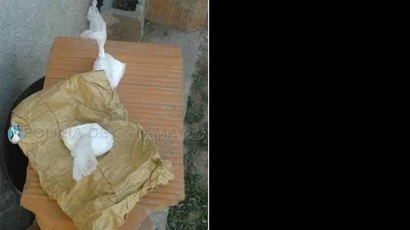 Secuestran casi un kilo de droga en Recreo