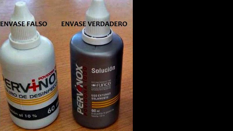 No se detectó en Santa María la comercialización de falsos Pervinox