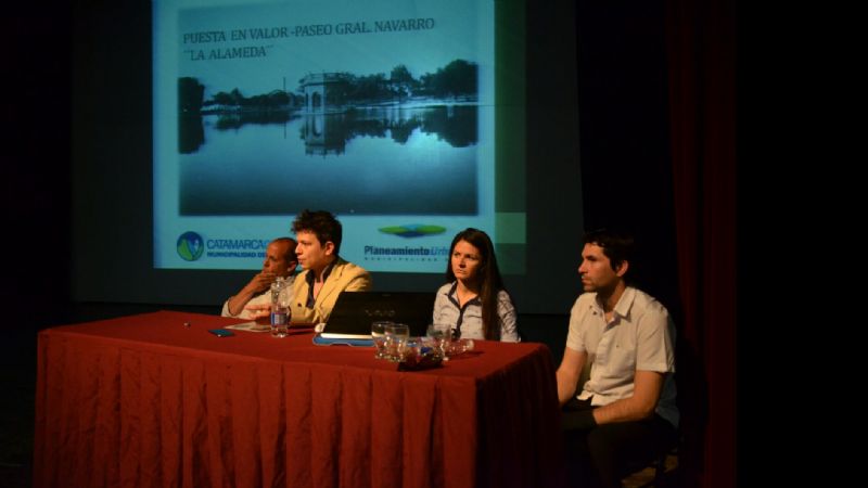 Se presentó el proyecto para recuperar "La Alameda"