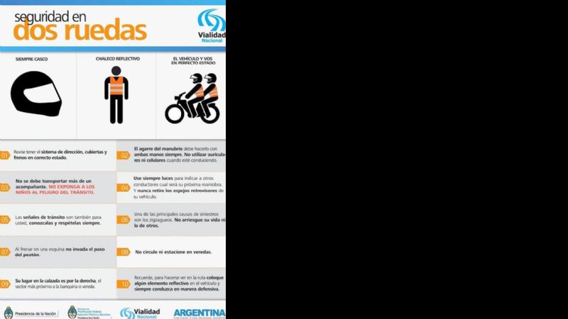 Generalizada normalidad en el tránsito por rutas nacionales