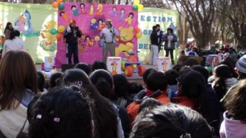Multitudinario festejo por el Día del Niño en Santa María