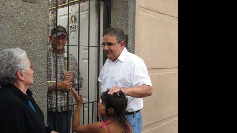 Caminata de los precandidatos del circuito 5