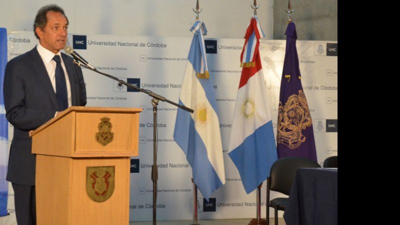 Scioli aludió al “uso político” de la denuncia contra Aníbal Fernández