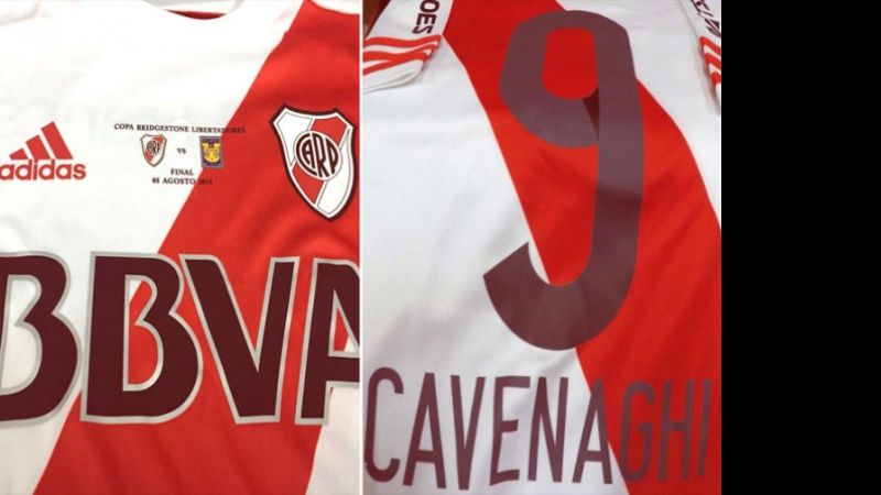 Presentaron la camiseta que utilizará River en la final de la Copa