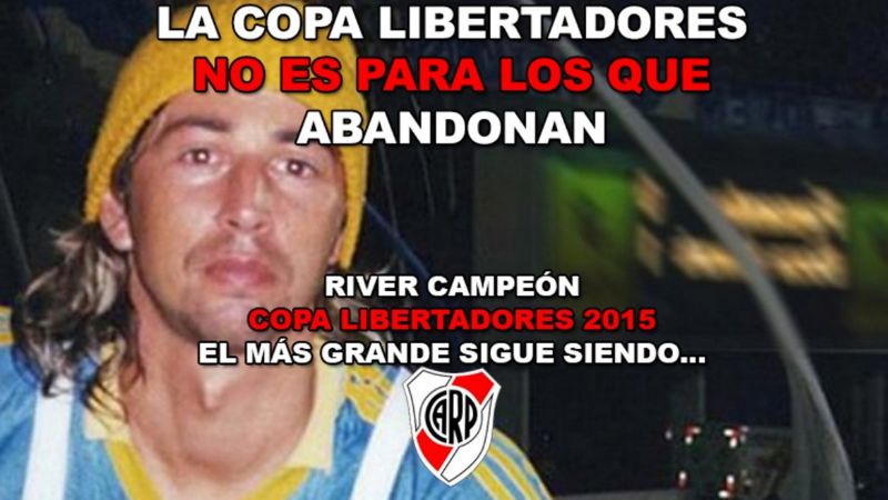 El festejo River “Campeón de América”, con dedicatoria a Boca