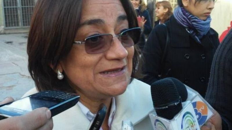 Lucía contenta por la conquista de River